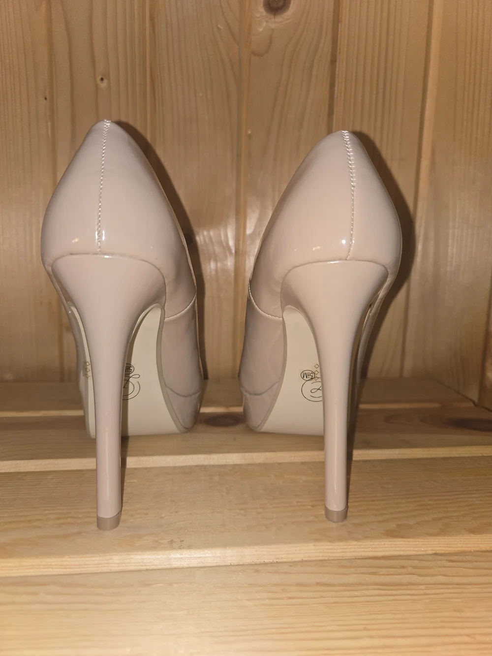 Chinese Laundry Pale Pink Patent Platform Stiletto Pumps